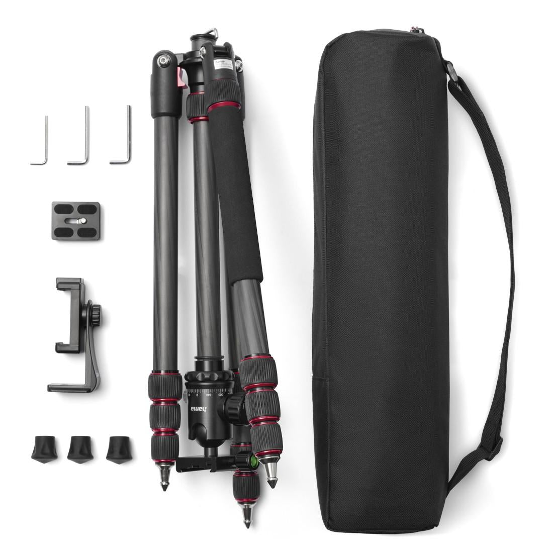 HAMA Статив / Трипод "Ramble II Duo Carbon", 46 -160 cm