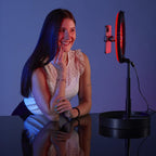 Hama LED Lamp with Tripod "SpotLight FoldUp RGB 102" LED-RGB, smartphone set, foldable
