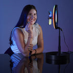 Hama LED Lamp with Tripod "SpotLight FoldUp RGB 102" LED-RGB, smartphone set, foldable