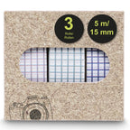 HAMA Photo Paper Tape, 1.5x500 cm, various designs, in sets of 3