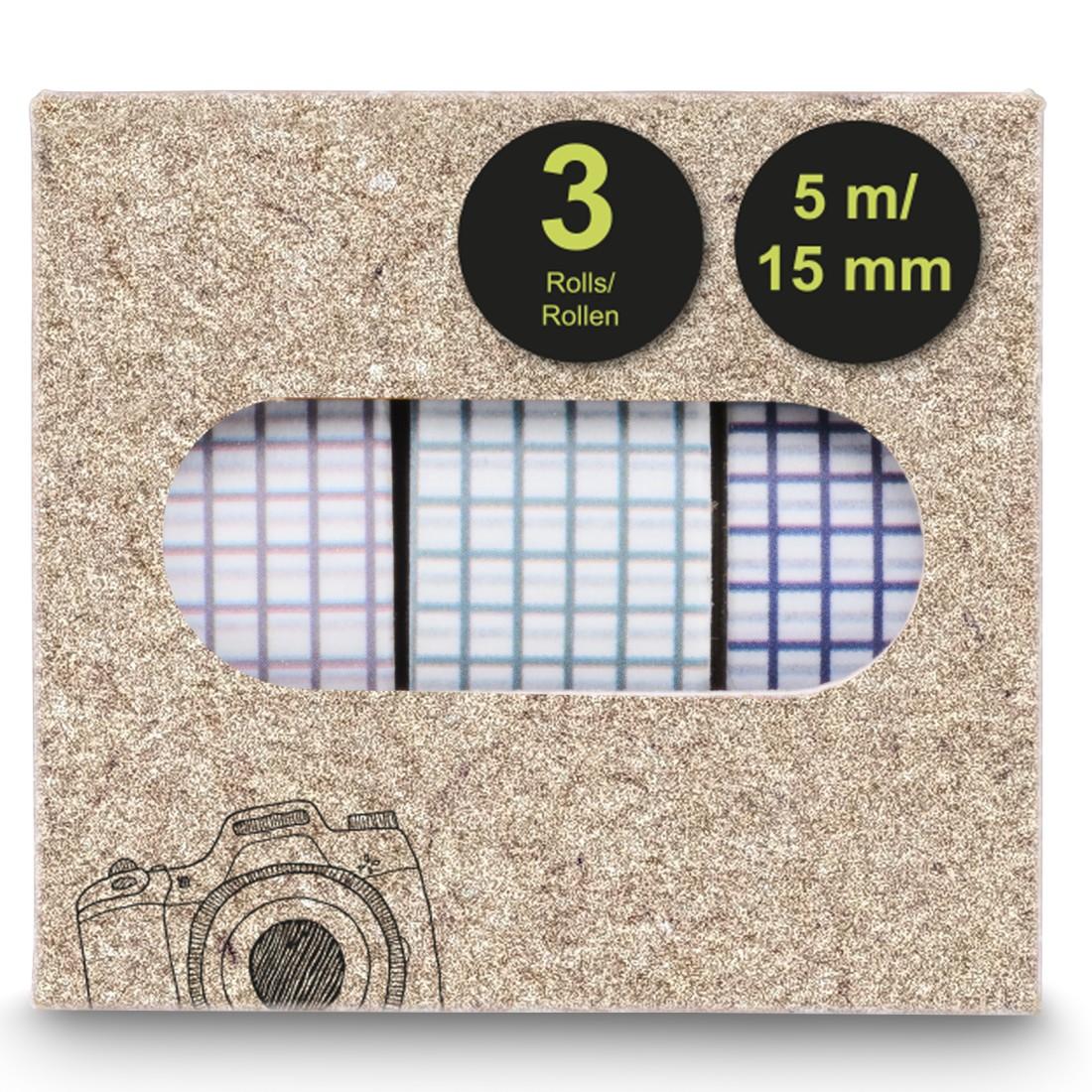 HAMA Хартиено тиксо за снимки, 1.5x500 см, различни мотиви, в комплекти от 3 бр