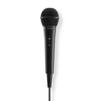 HAMA "Party" Dynamic Microphone, 2.5 m Jack Cable, Adapter, On/Off