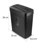HAMA Shredder "Prime M50CD-B", Security Level P5 T2 E2 O1, Black