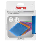 HAMA CD/DVD Protective Sleeves, 100 pcs, coloured