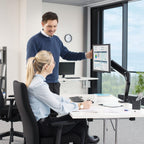 Monitor Desk Mount HAMA, Adjustable, Gas Spring, 13" - 35", 15 kg, Black