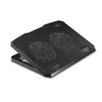 Hama "Black Metal" Laptop Cooling Stand, 40 cm (15.6"), 126806