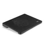 HAMA "Slim" Laptop Cooling Pad, ultra-flat, quiet, lightweight, up to 40 cm (15.6"), black