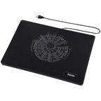 HAMA "Slim" Laptop Cooling Pad, ultra-flat, quiet, lightweight, up to 40 cm (15.6"), black