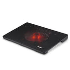 HAMA "Slim" Laptop Cooling Pad, ultra-flat, quiet, lightweight, up to 40 cm (15.6"), black