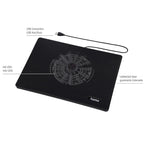 HAMA "Slim" Laptop Cooling Pad, ultra-flat, quiet, lightweight, up to 40 cm (15.6"), black