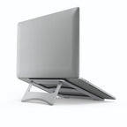 HAMA "Aluminium" Foldable Laptop Stand, up to 40 cm (15.6"), Silver