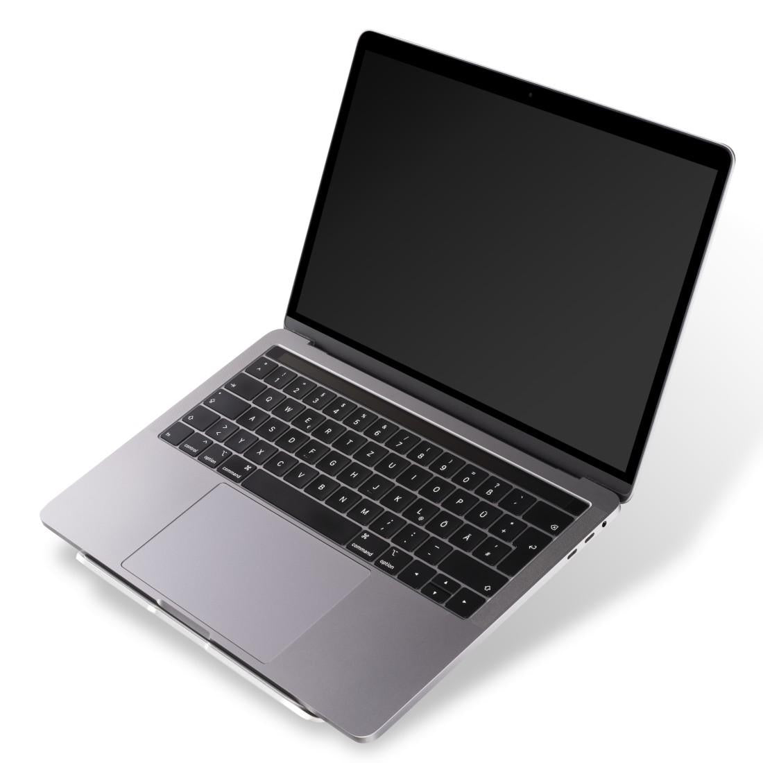 HAMA "Aluminium" стойка за лаптоп, сгъваема, до 40 см (15,6"), сребриста