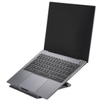 HAMA "Metal" Laptop Stand, 4-step tilt, foldable, up to 40 cm (15.6"), grey