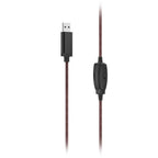 HAMA Headphones with Microphone HS-USB400 V2, black