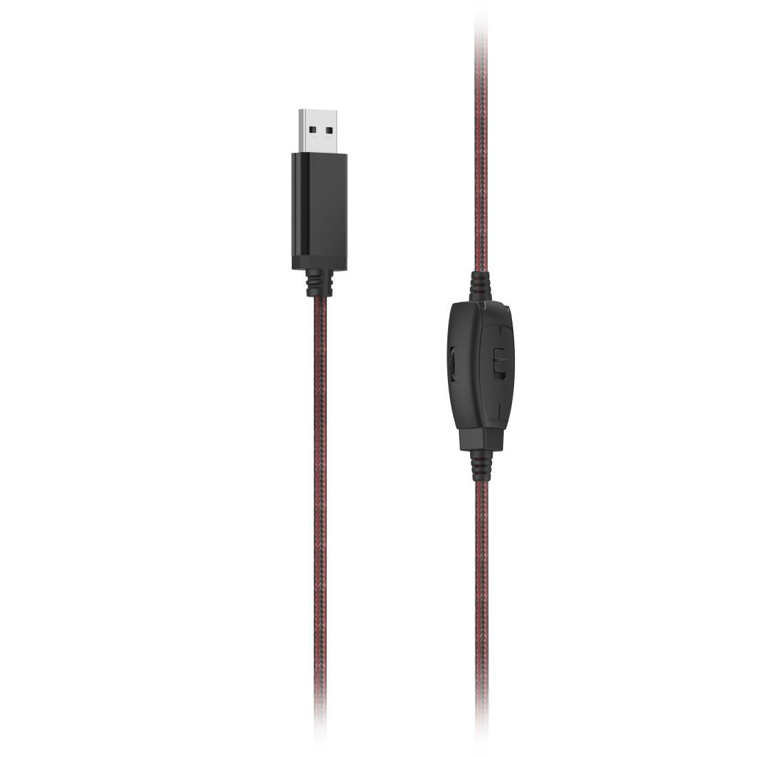 HAMA Слушалки с микрофон HS-USB400 V2, черно