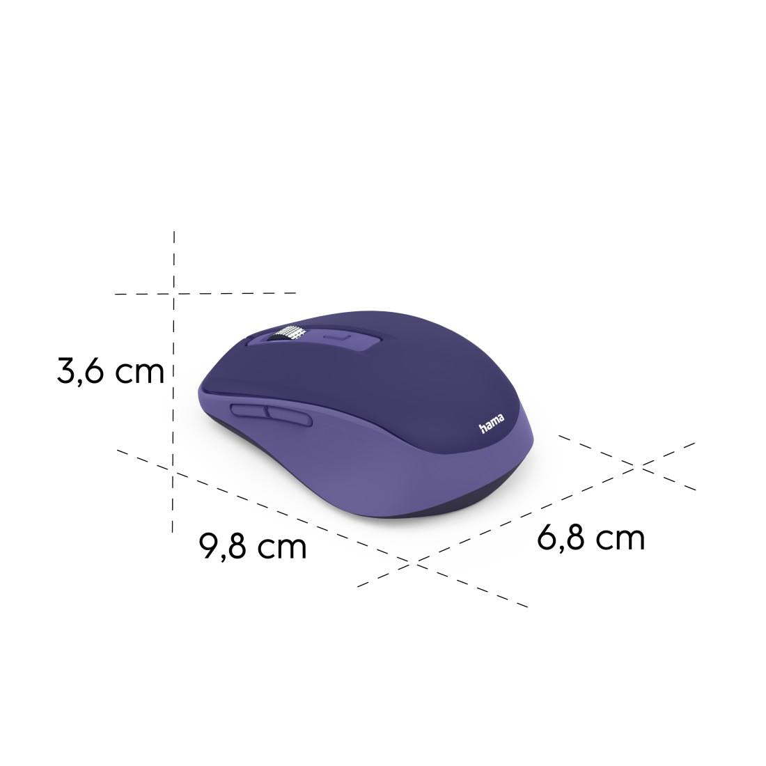 HAMA Безжична мишка „WM-450“, 2.4 GHz / Bluetooth, 7 бутона