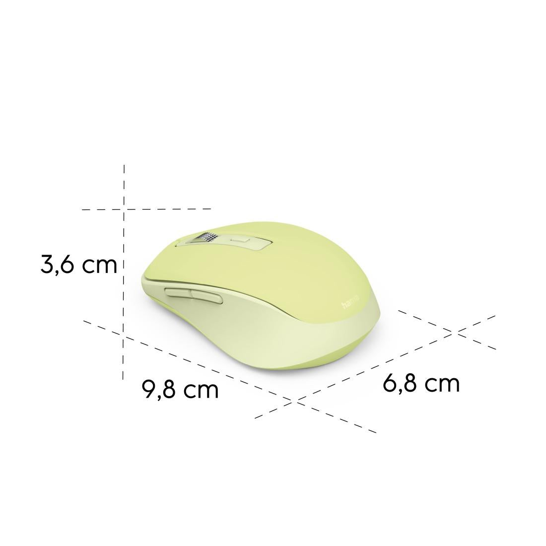 HAMA Безжична мишка „WM-450“, 2.4 GHz / Bluetooth, 7 бутона