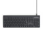 HAMA Wired Keyboard CK-100, Cyrillic, USB-C, USB-A