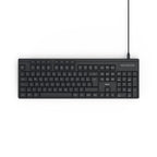 HAMA CK-200 Wired Keyboard, Cyrillic, USB-A, USB-C, Multimedia Keys