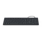 HAMA CK-200 Wired Keyboard, Cyrillic, USB-A, USB-C, Multimedia Keys