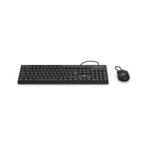 HAMA Wired Keyboard and Mouse Set CKM-200, USB-A, USB-C
