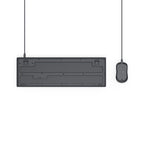 HAMA Wired Keyboard and Mouse Set CKM-200, USB-A, USB-C