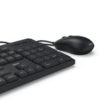 HAMA Wired Keyboard and Mouse Set CKM-200, USB-A, USB-C