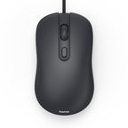 HAMA CM-200 Optical Mouse, 4-button, silent, wired, black