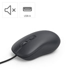 HAMA CM-200 Optical Mouse, 4-button, silent, wired, black