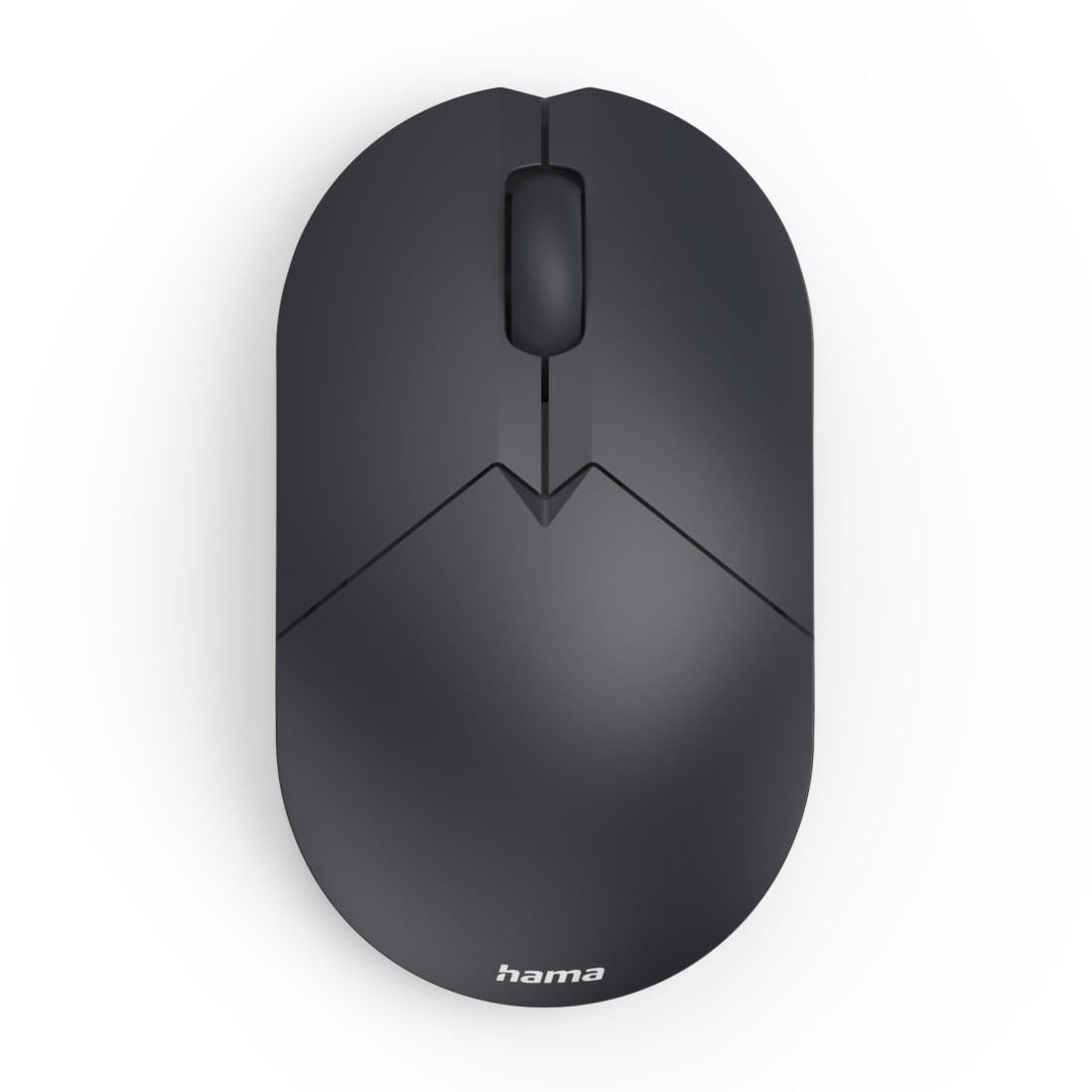 HAMA Безжична мишка „WM-150“, мини, оптична, 3 бутона, тиха, черна