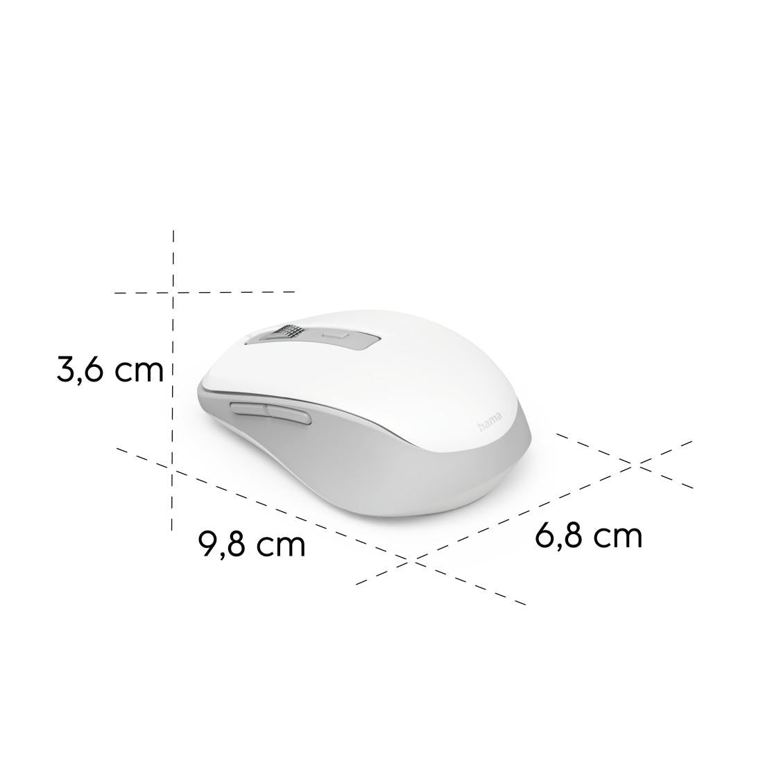 HAMA Безжична мишка „WM-450“, 2.4 GHz / Bluetooth, 7 бутона