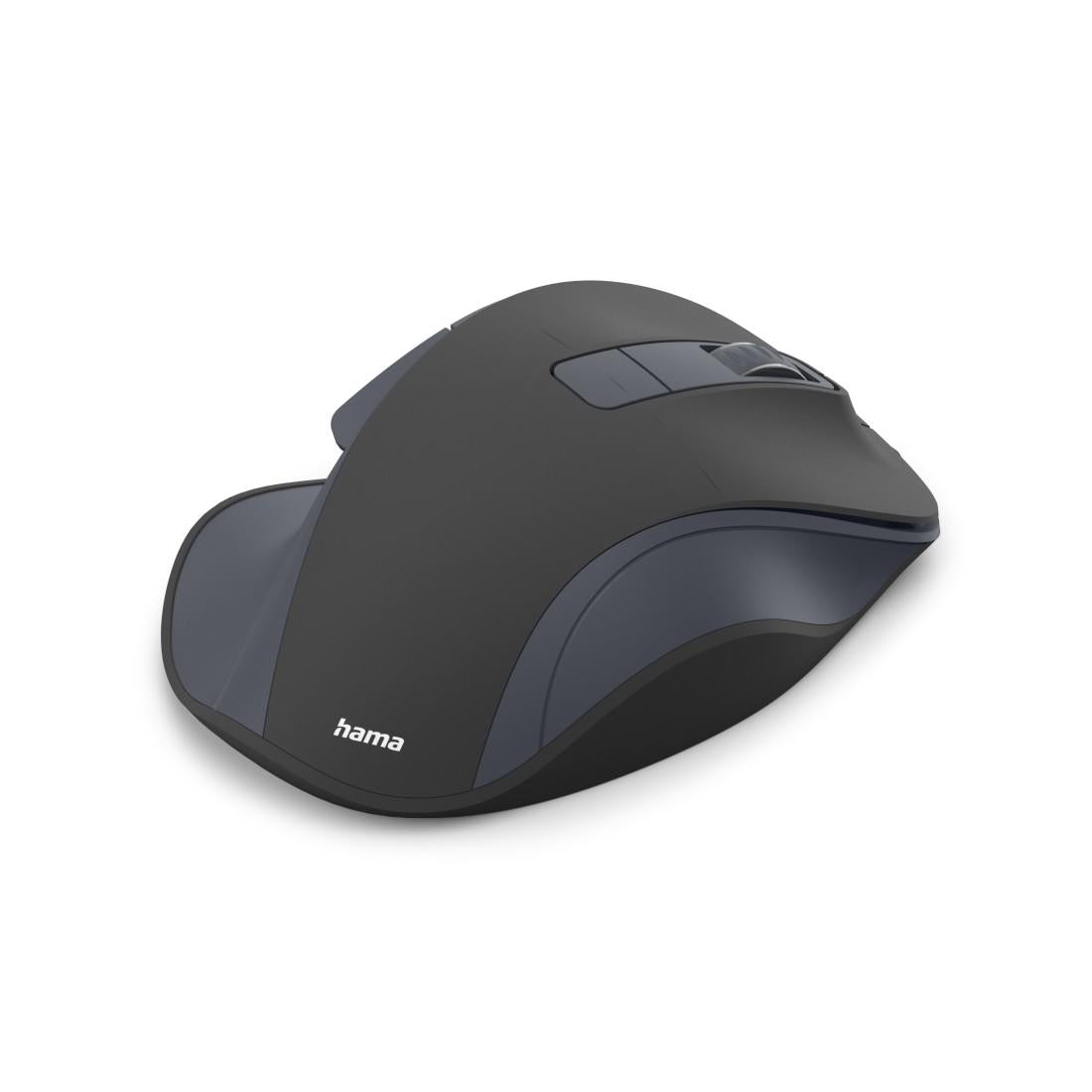 HAMA Безжична оптична мишка WM-500 Recharge , черна, 6 бут.,800/1200/1600 dpi, безшумна