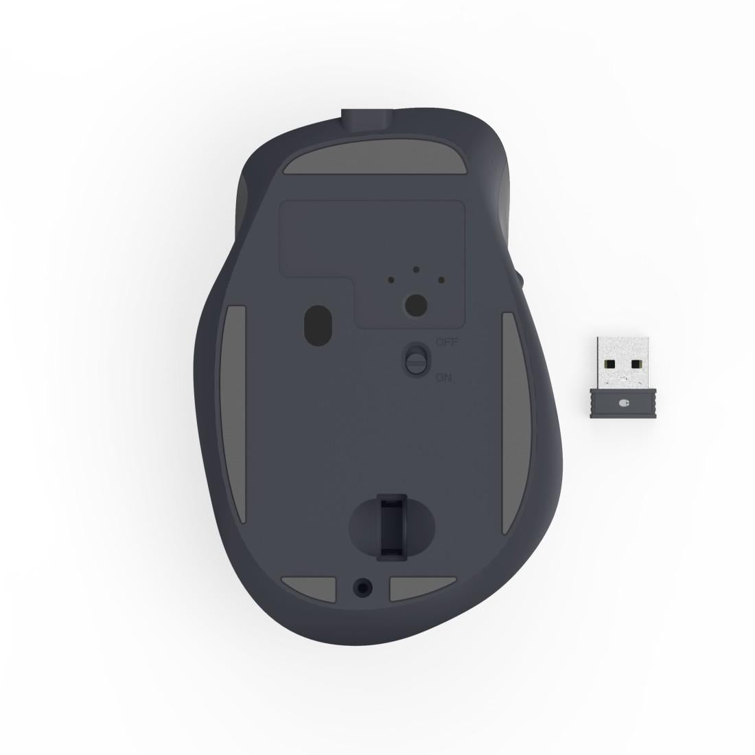 HAMA Безжична оптична мишка WM-500 Recharge , черна, 6 бут.,800/1200/1600 dpi, безшумна