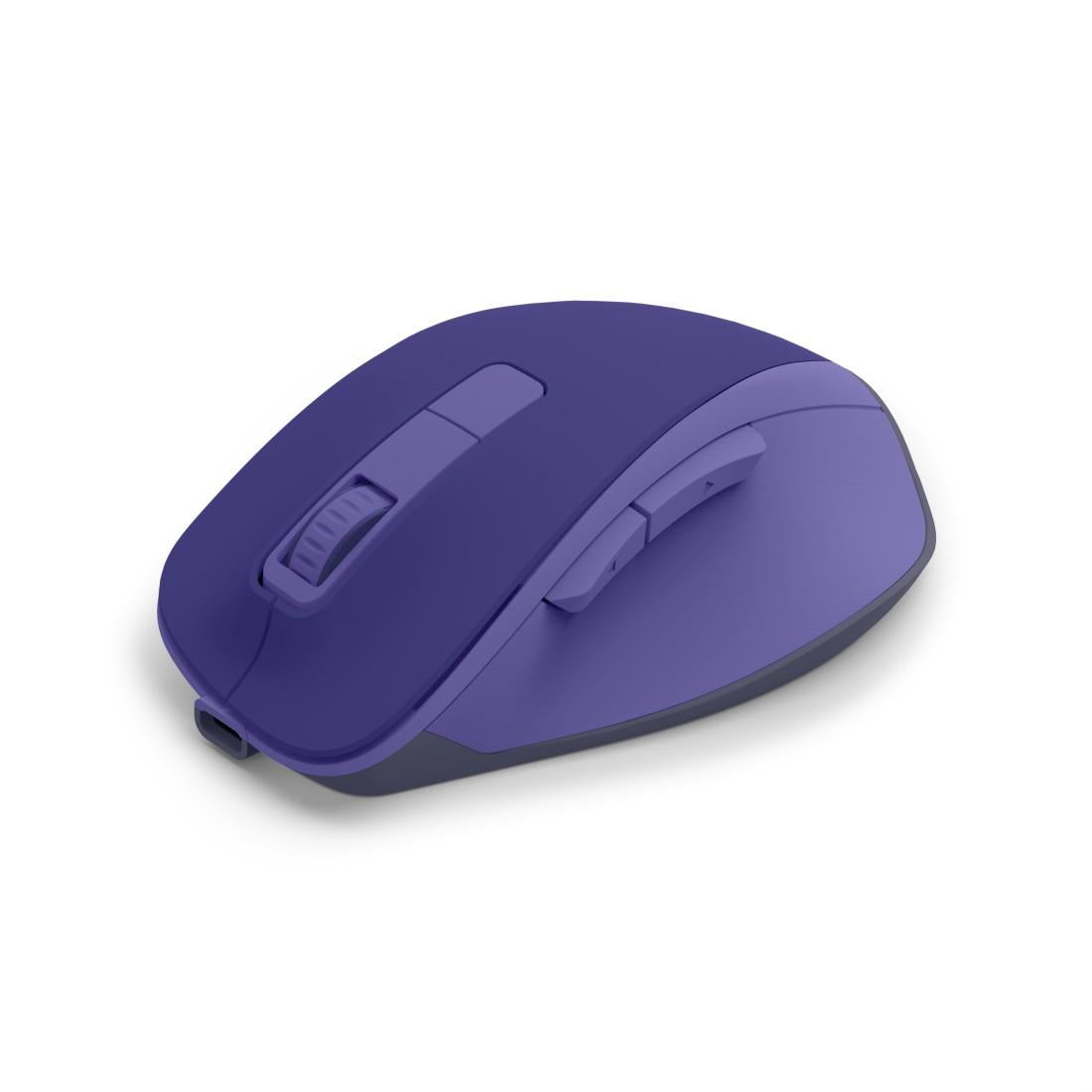 HAMA Безжична оптична мишка WM-500 Recharge, 6 бут.,800/1200/1600 dpi, безшумна, лилаво
