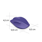 HAMA Wireless Optical Mouse WM-500 Recharge, 6 buttons, 800/1200/1600 dpi, silent, purple