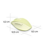HAMA Wireless Optical Mouse WM-500 Recharge, green, 6 buttons, 800/1200/1600 dpi, silent