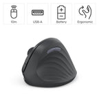 HAMA Wireless Ergonomic Mouse "EWM-500R", optical, 7 buttons, black