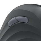HAMA EMW-500L Ergonomic Wireless Mouse for Left-Handed Users, Black