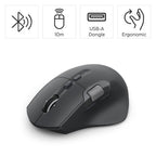 HAMA "WM-900" Multifunctional, Ergonomic, Bluetooth Mouse, Battery, RGB, Black