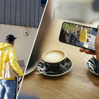 HAMA Wi-Fi Outdoor Camera with Light and Motion Detector, 2688 x 1520p, 4MP