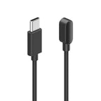 HAMA Charging Cable for Smartwatches, with Magnetic Charging, USB-C, 60 cm, Black