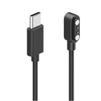 HAMA Charging Cable for Smartwatches, with Magnetic Charging, USB-C, 60 cm, Black