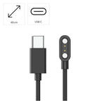 HAMA Charging Cable for Smartwatches, with Magnetic Charging, USB-C, 60 cm, Black