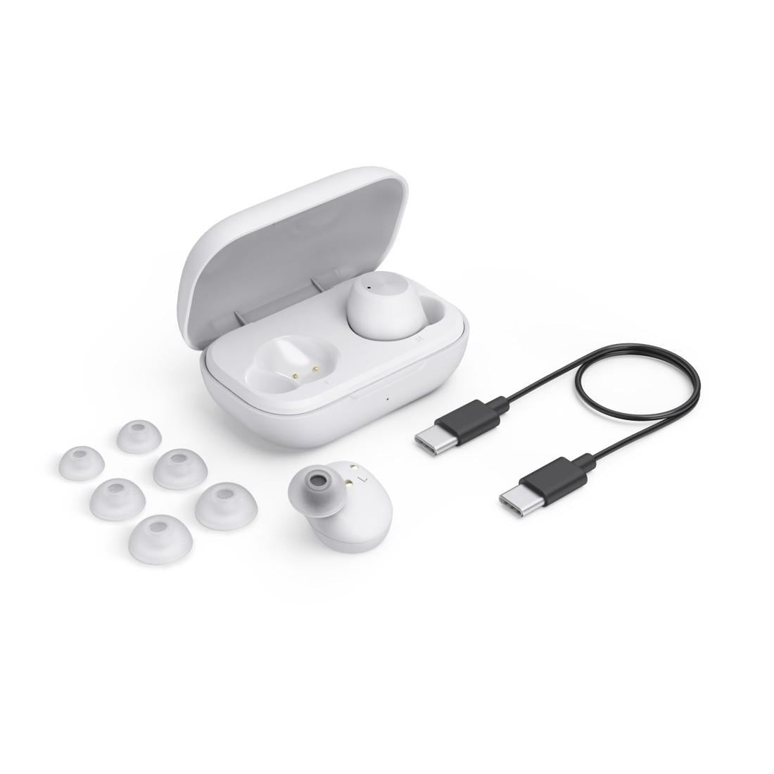 Hama Блутут слушалки “Spirit Chop II”, TWS, in-Ear, бяло