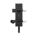 uRage Peg Board Modular Kit, Wall/Desk Mount, Black