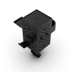 uRage Peg Board Modular Kit, Wall/Desk Mount, Black