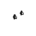 uRage Peg Board Modular Kit, Wall/Desk Mount, Black