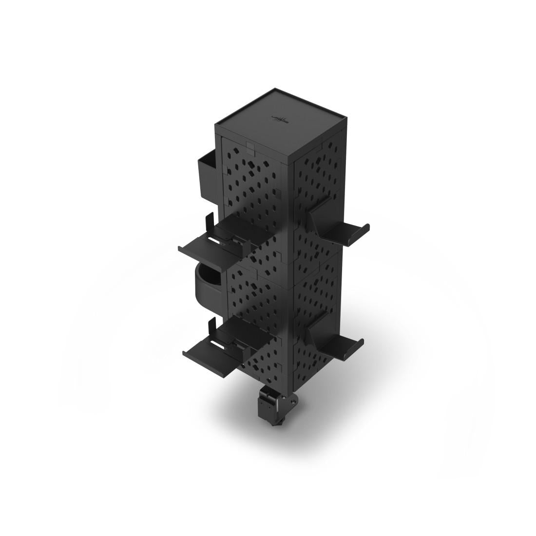uRage модулен комплект Peg Board, монтаж на стена/маса, черен