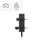uRage Peg Board Modular Kit, Wall/Desk Mount, Black