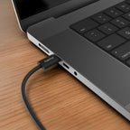 HAMA Charging Cable "Fabric", USB-C - USB-C, 1 m, Nylon, black